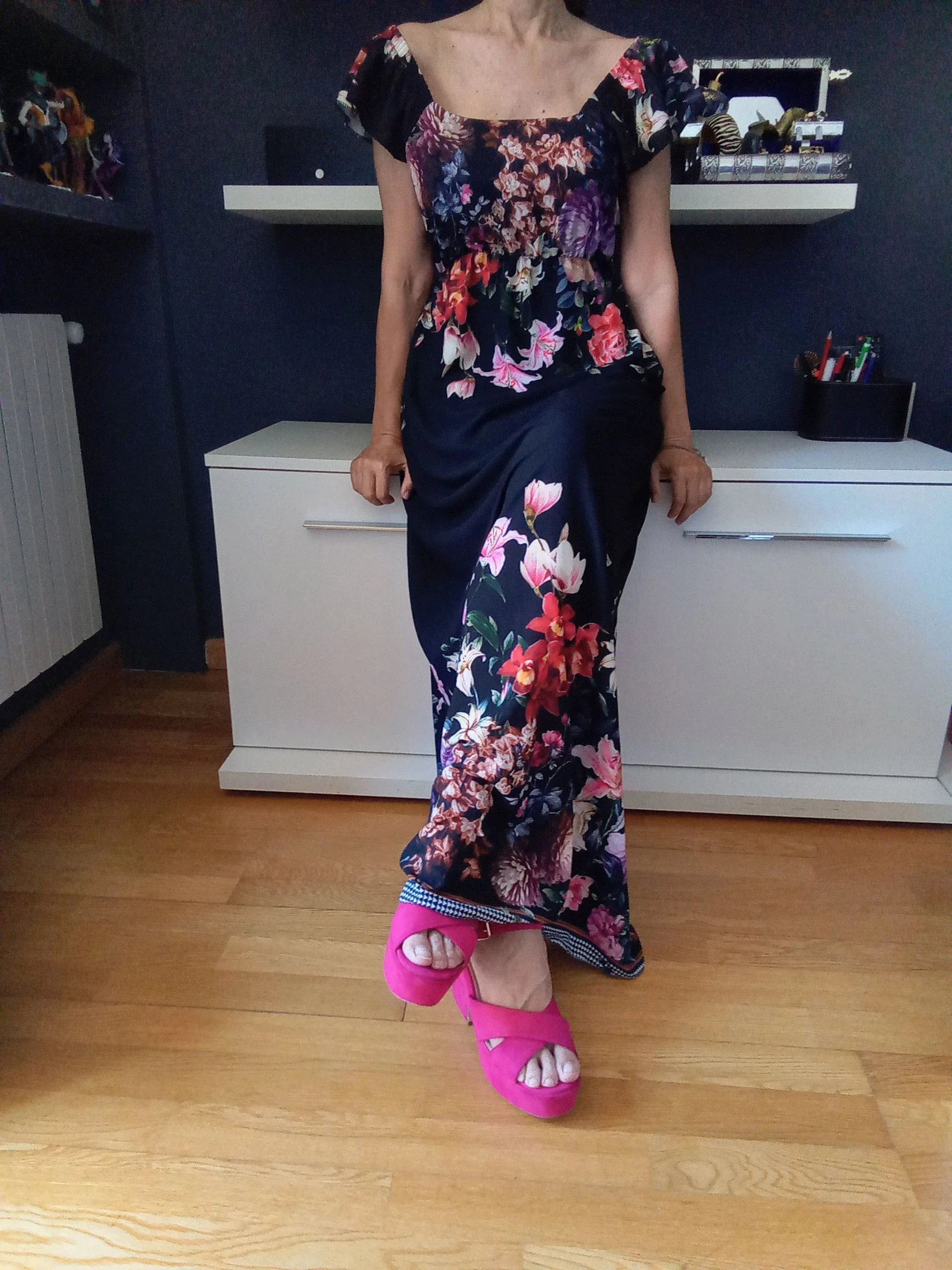 Floral Print Bohemian Maxi Dress – photo 14